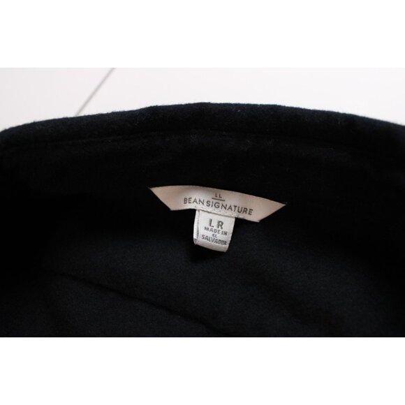 L.L. Bean Womens Black Long Sleeve Shirt Size Large Soft Cotton Camois Cloth - Picture 7 of 11
